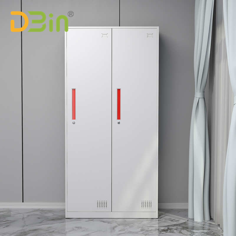 Stainless Modern 2 Lines 2 Door Steel Locker Waterproof